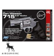ASG Dan Wesson 715, 2,5_ Airgun, pellets, silver