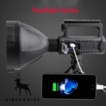 Alonefire 5000 Lumen High-Power Long-Distance LED Search Flashlight