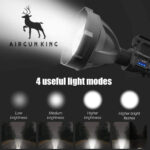 Alonefire 5000 Lumen High-Power Long-Distance LED Search Flashlight