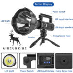 Alonefire 5000 Lumen High-Power Long-Distance LED Search Flashlight