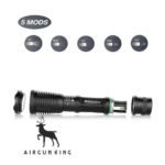 Alonefire E007 XML T6 5000LM Tactical Flashlight Zoomable Fishing Torch Light
