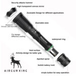 Alonefire E007 XML T6 5000LM Tactical Flashlight Zoomable Fishing Torch Light