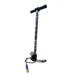Airgun King 3 Stage PCP Hand Pump in Camouflage Colour with Pressure Gauge and Folding Base for Air Rifles