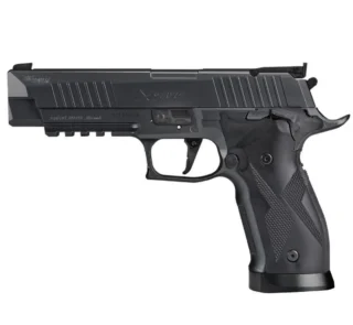 SIG SAUER X-FIVE Air Pistol with long slide, adjustable sights, and premium feel