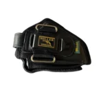 Leather Gun Holster – Black, Adjustable Belt Clip