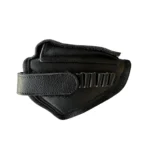 Leather Gun Holster, Black, Adjustable Belt Clip - Image 2