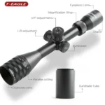 T-Eagle EO 3-9X40 AOE KN scope red dot illuminated parallax scope for outdoor sports - Image 4