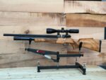 the Valorous Vertigo Side Lever 0.177 PCP Air Rifle with regulated power and wood finish