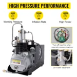 TUXING TXES031 PCP Air Compressor Electric High Pressure PCP Pump 4500 Psi / 300 Bar / 30 MPa (110 V/220 V) - Image 2
