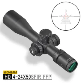 DISCOVERY HD GEN2 4-24X50SFIR FFP-MRAD-Z/L optics scope 34MM Discovery HD GEN2 4-24X50