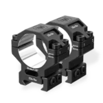 DISCOVERYOPT 7075 Aluminum Scope Rings – 25.4mm/30mm/34mm Tube | Fits 0.97"/1.26"/1.45" Scope Mount for Picatinny Rail - Image 2