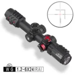DISCOVERYOPT WG 1.2-6X24IRAI SFP-MOA tactical scope 30MM Discovery 1.2-6X24 optics