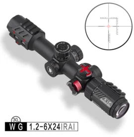 DISCOVERYOPT WG 1.2-6X24IRAI SFP-MOA tactical scope 30MM Discovery 1.2-6X24 optics