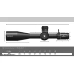 DISCOVERYOPT XED 6-36X56SFIR FFP-MRAD/MOA-ZERO STOP Diameter:35MM Optics Scopes - Image 2