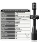 DISCOVERYOPT XED 6-36X56SFIR FFP-MRAD/MOA-ZERO STOP Diameter:35MM Optics Scopes - Image 10