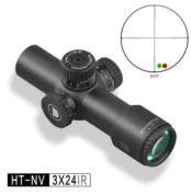 DISCOVERYOPT HT 3X24IR SFP-MOA ultrashort optics scope with illuminated SFP MOA reticle and 30MM tube