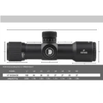 DISCOVERYOPT HT 6X24AOE-SFP-MOA Diameter:30MM Short Optics Scope - Image 4