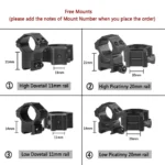 VT-Z 4-16X50SF FFP-MIL Diameter:30MM Short Optics Scope - Image 14