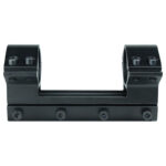 Aluminum rifle scope mounting base for tactical optics installation