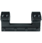 Aluminum rifle scope mounting base for tactical optics installation