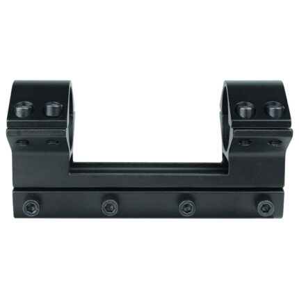 Aluminum rifle scope mounting base for tactical optics installation