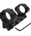 One-piece 11mm rifle scope mount with tactical ring design