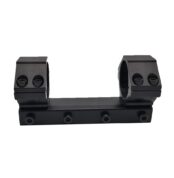 Aluminum scope mounting base for precision shooting optics