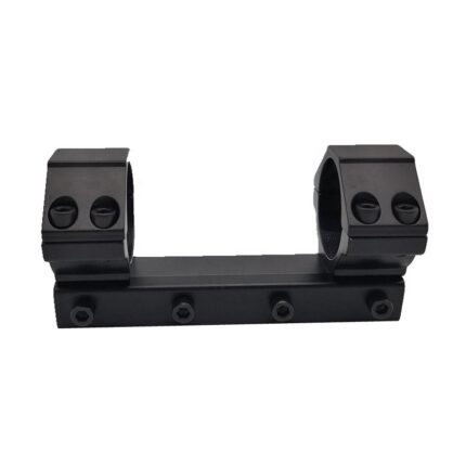 Aluminum scope mounting base for precision shooting optics