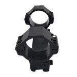 Heavy-duty dual scope rings for hunting and outdoor shooting