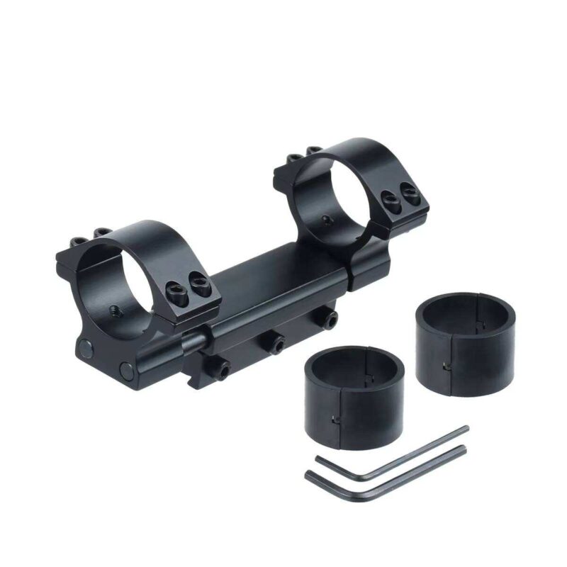 Tactical 11mm to 20mm rail scope adapter mount for rifles