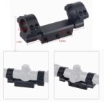 Aluminum dovetail to Picatinny rail converter for optics mounting