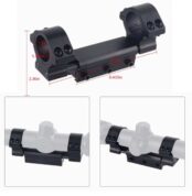 Aluminum dovetail to Picatinny rail converter for optics mounting
